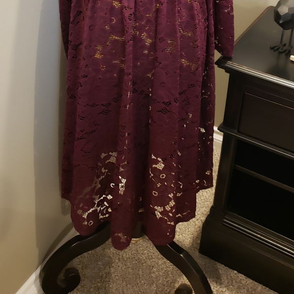 Floral lace long kimono duster - Picture 6 of 8